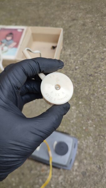 Aparat rusesc de pirogravat.